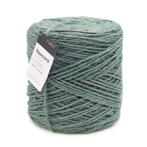 Flachsseil türkis 3.5mm 1kg
