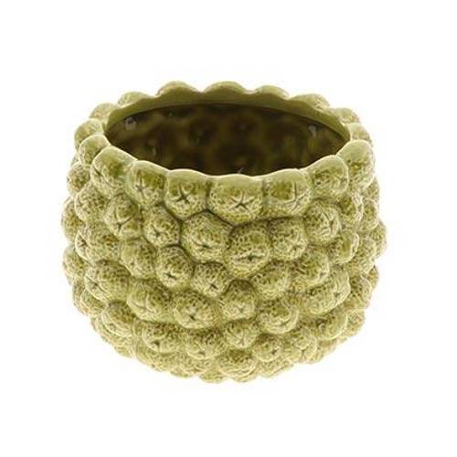 Keramik Übertopf Frutti grün D21cm H15.5cm