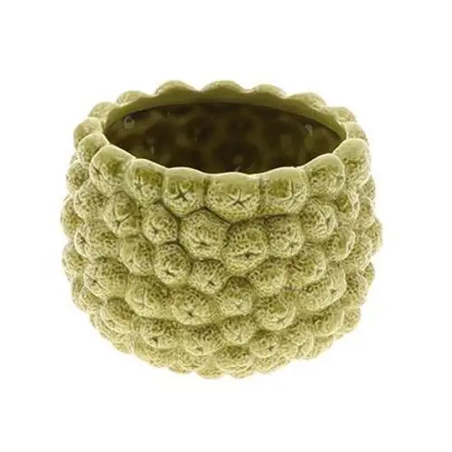 Keramik Übertopf Frutti grün D21cm H15.5cm