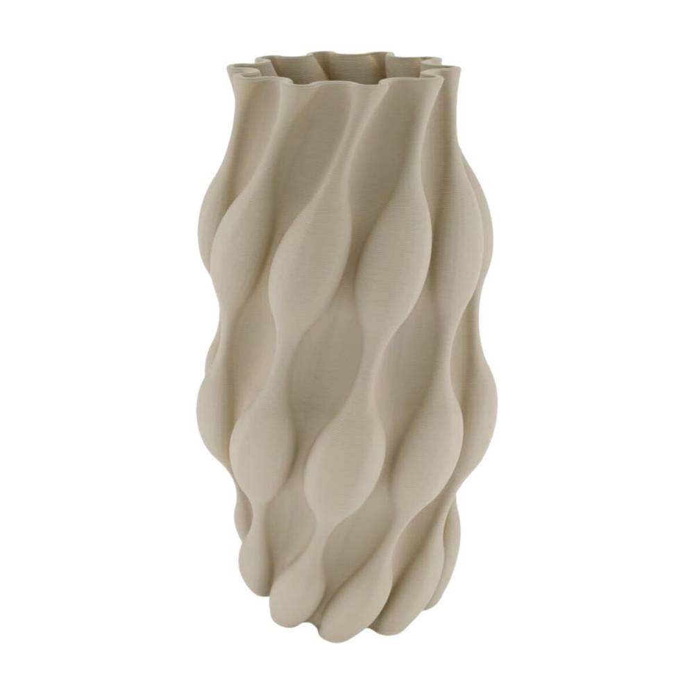 3D Vase creme D21cm H40cm