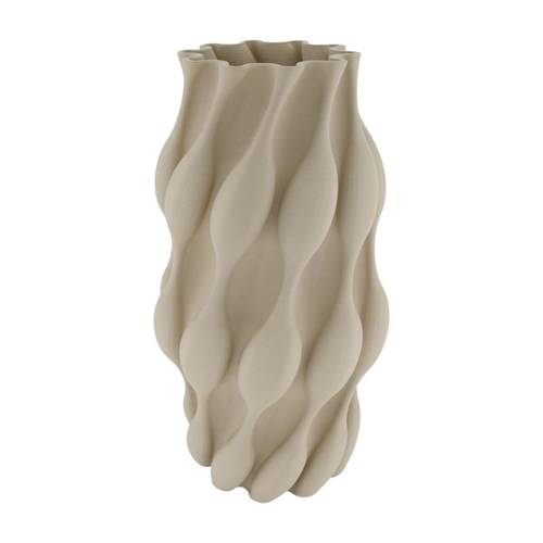 3D Vase creme D21cm H40cm