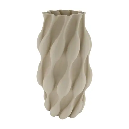 3D Vase creme D21cm H40cm