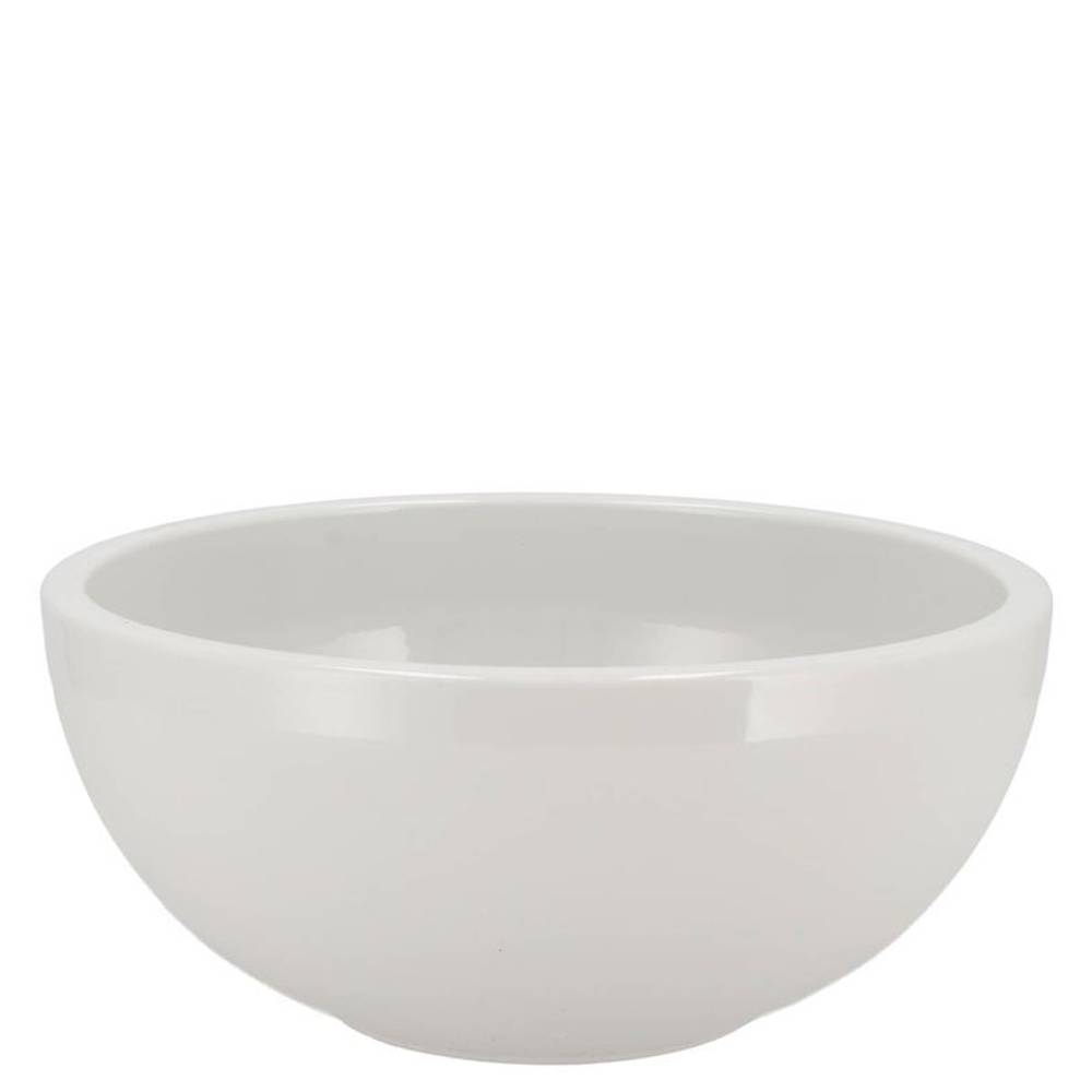Keramik Schale Stone weiss D18cm H09cm