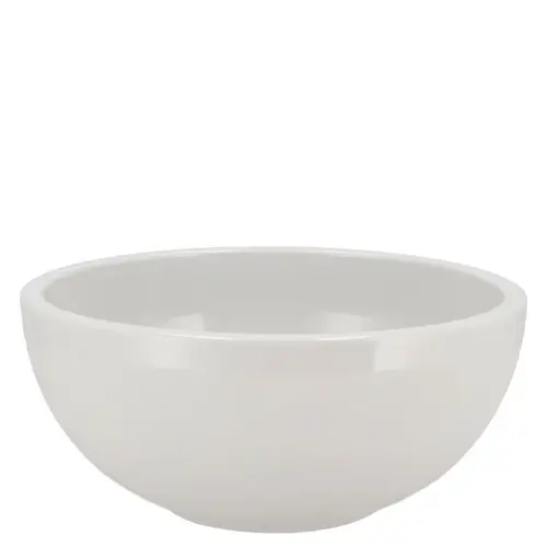 Keramik Schale Stone weiss D18cm H09cm