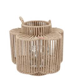 Laterne Cruz Blume Sand 10x18x20cm