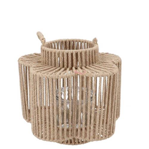 Laterne Cruz Blume Sand 10x18x20cm