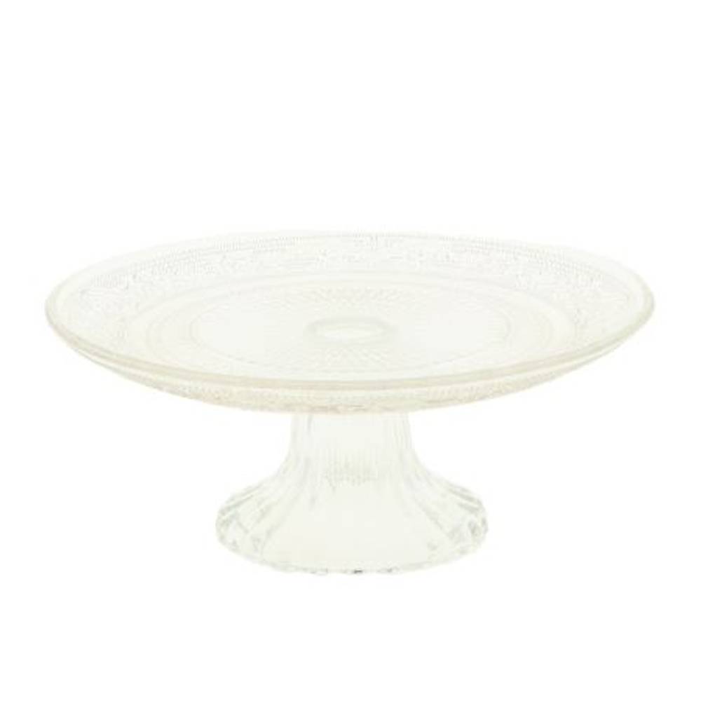 Glas Kuchenplatte Julia D18cm H07cm