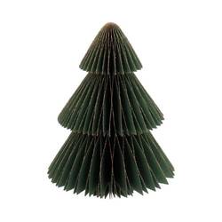 Deko Baum Papier Spitze grün H20cm faltbar