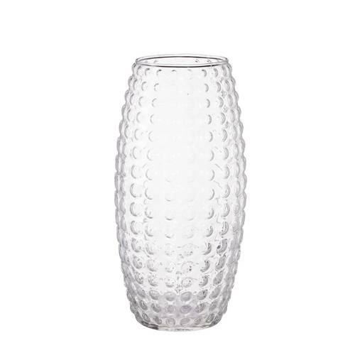Glas Vase Bubbles D15cm H30cm