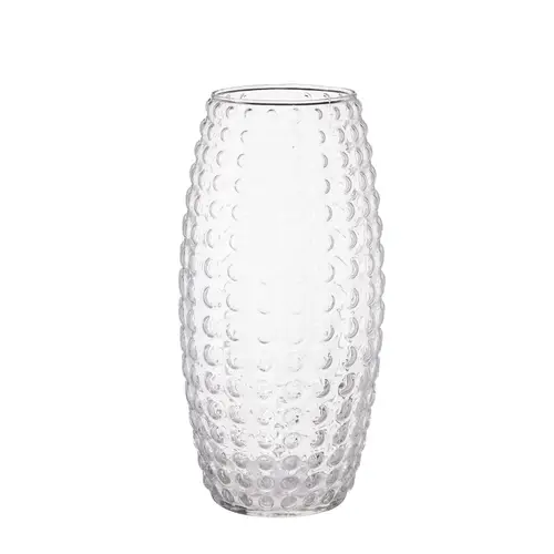 Glas Vase Bubbles D15cm H30cm
