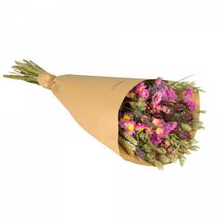 Trockenblumen Strauss Field rosa L60cm