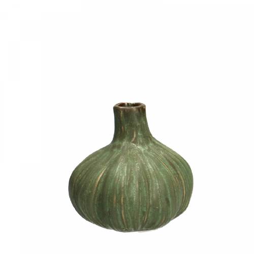 Keramik Vase Chalise grün D10cm H10cm