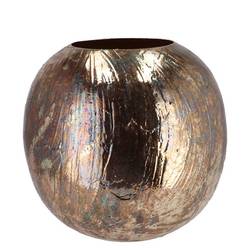 Zink Vase Noah gold 25x25x22cm