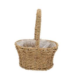 Korb +Henkel Seagrass 24x16x31cm