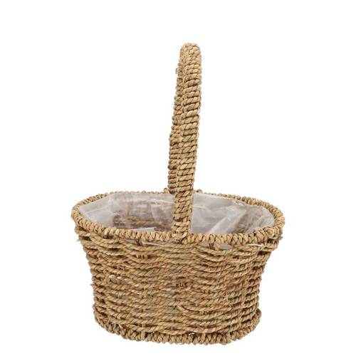 Korb +Henkel Seagrass 24x16x31cm