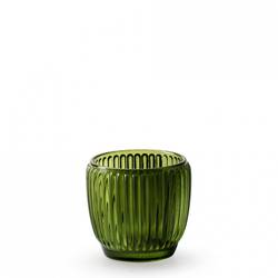 Glas Topf Millie grün D08cm H07cm