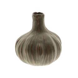 Keramik Vase Chalise dunkel grün D14cm H15.5cm