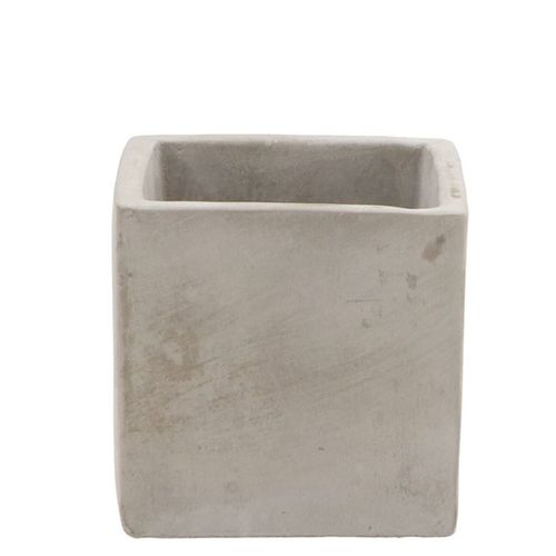 Beton Übertopf viereck 09x09x09cm