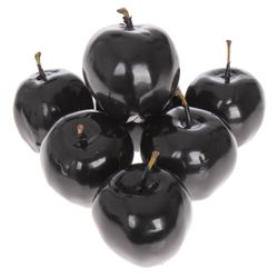Apfel schwarz Wachs D5cm