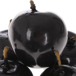 Apfel schwarz Wachs D5cm