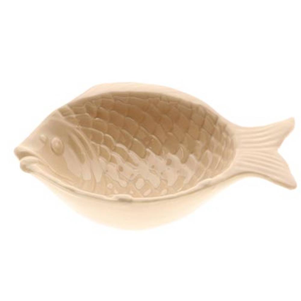 Keramik Schale Fisch braun 16.5x09x05cm