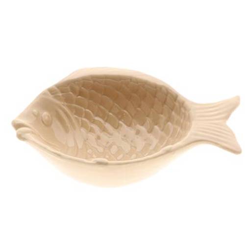 Keramik Schale Fisch braun 16.5x09x05cm