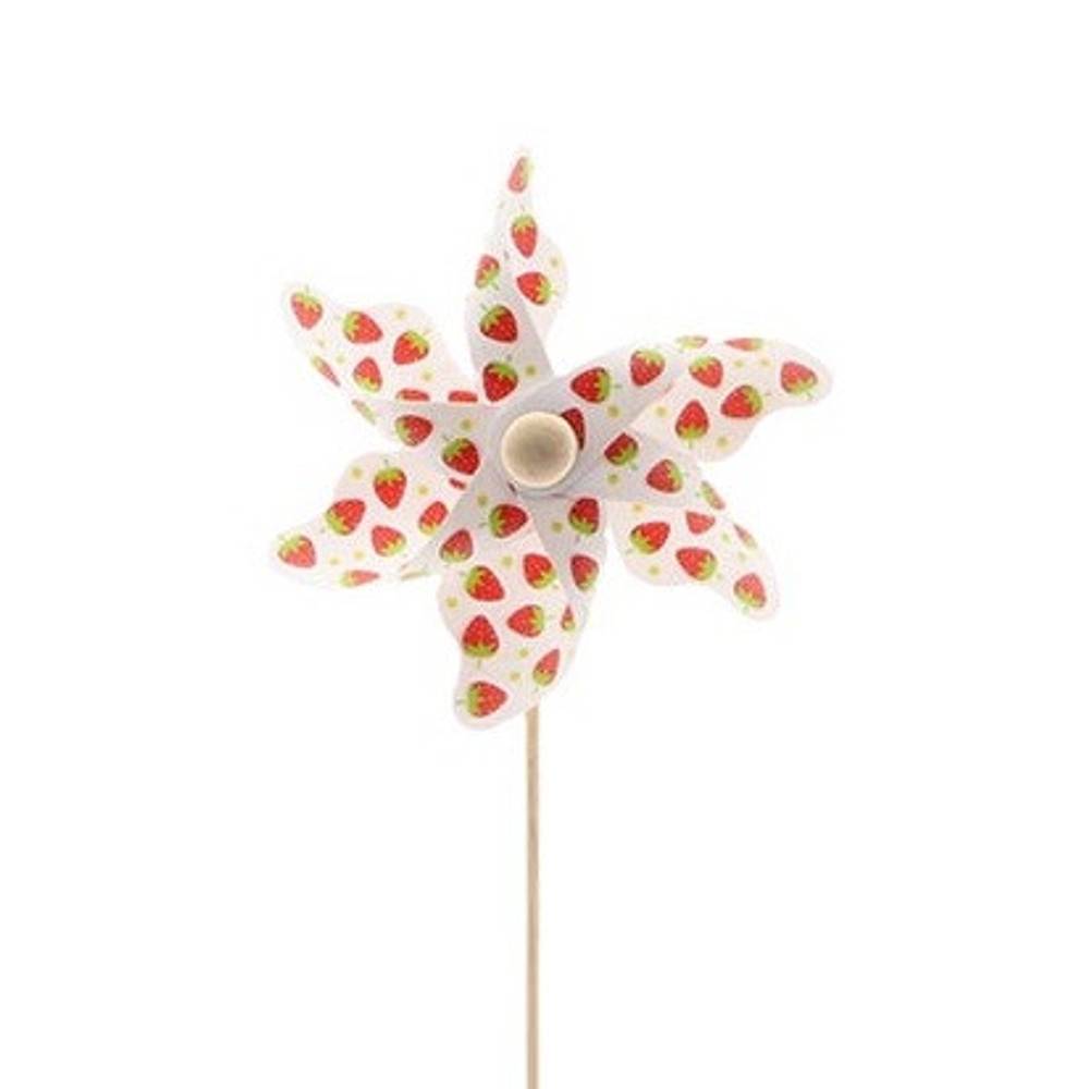 Windmühle auf Stab weiss L50cm 09cm