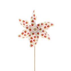 Windmühle auf Stab weiss L50cm 09cm