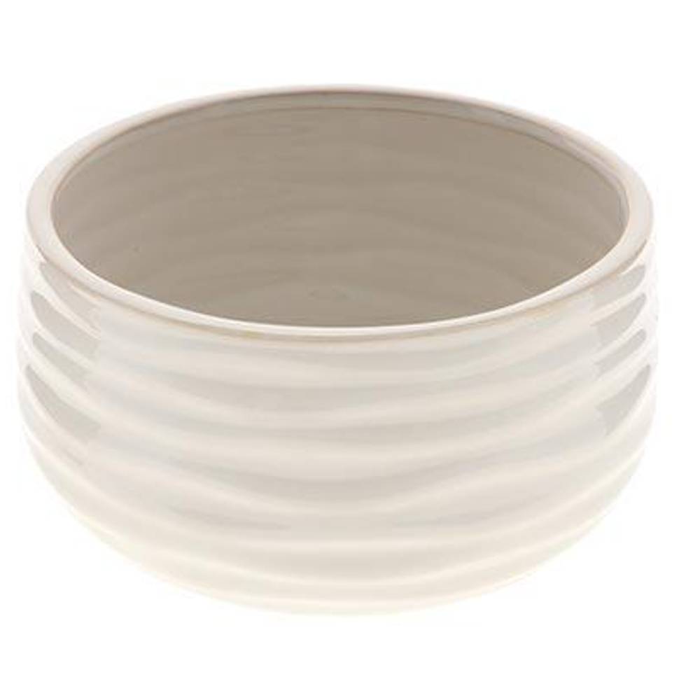 Keramik Schale Benny crem D23cm H10cm