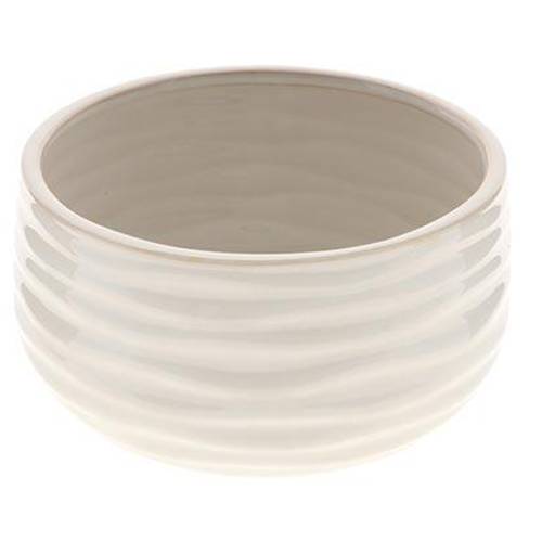 Keramik Schale Benny crem D23cm H10cm