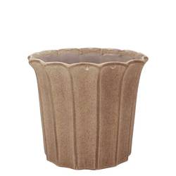 Keramik Übertopf Macy Sand 15x15x13cm