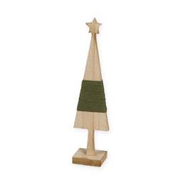 Baum Holz Seil grün D06cm H25cm 