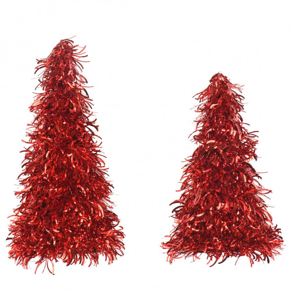 Baum Shiney rot 2/S D11cm H30cm