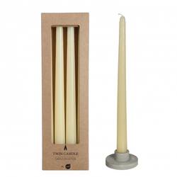 Spitzkerzen Rusty creme D2.1cm H30cm x4
