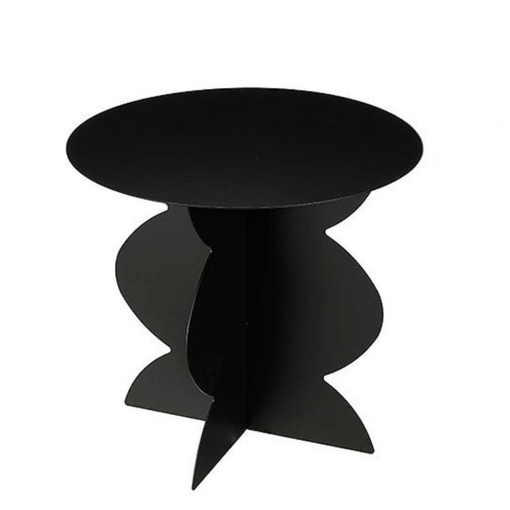 Beistelltisch Rafi schwarz D45cm H40cm 