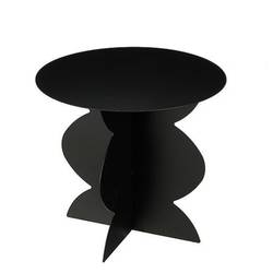 Beistelltisch Rafi schwarz D45cm H40cm 