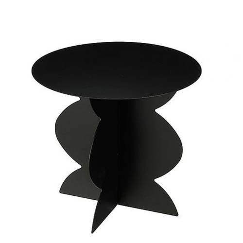 Beistelltisch Rafi schwarz D45cm H40cm 