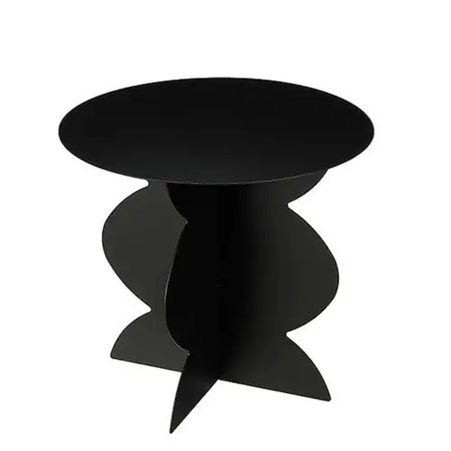Beistelltisch Rafi schwarz D45cm H40cm 