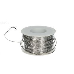 Seil Papier silber 2mm 100m