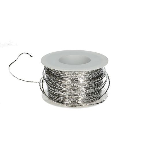 Seil Papier silber 2mm 100m