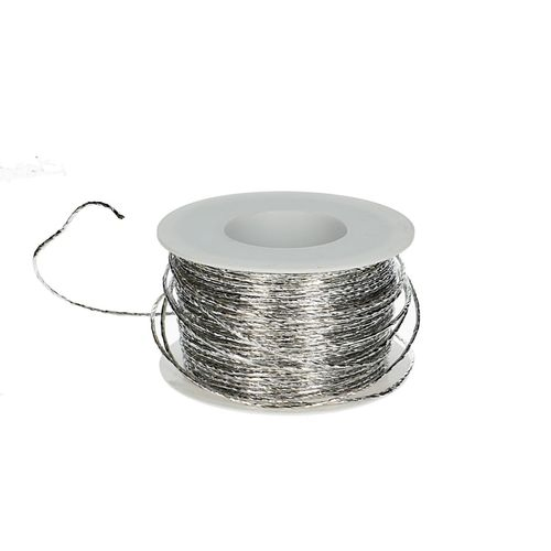 Seil Papier silber 2mm 100m