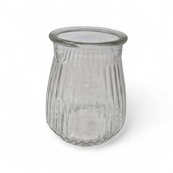 Glas Vase Versailles D11.5cm H16.5cm