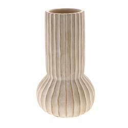 Keramik Vasa Olla creme D22cm H37cm 