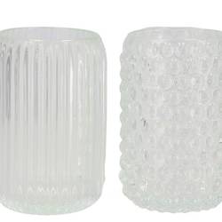 Glas Vase Roman D09cm H13cm