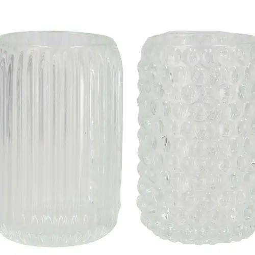 Glas Vase Roman D09cm H13cm