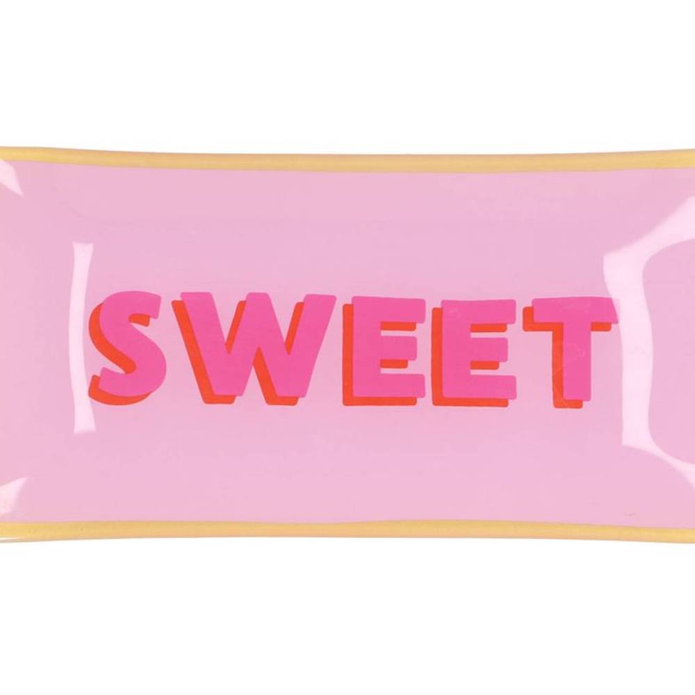 Teller Rechteck Sweet rosa 20x10x02cm