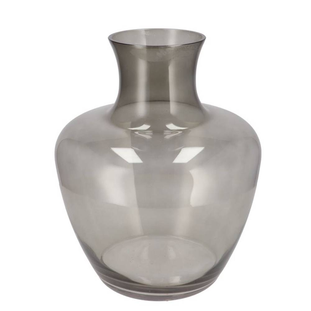Glas Vase Filou grau/grün D30cm H36cm