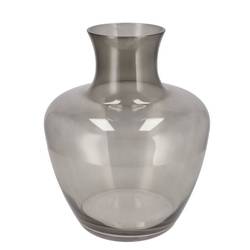 Glas Vase Filou grau/grün D30cm H36cm