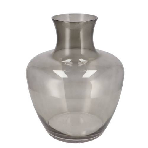 Glas Vase Filou grau/grün D30cm H36cm