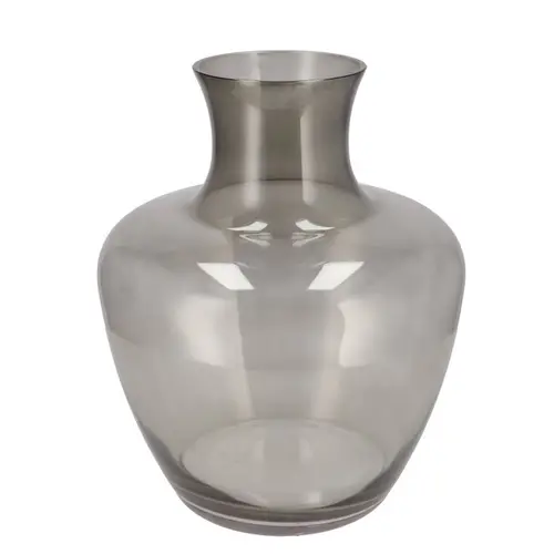 Glas Vase Filou grau/grün D30cm H36cm